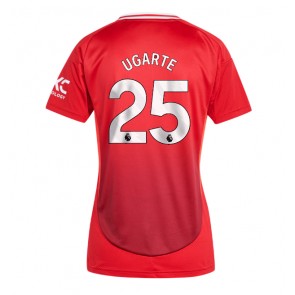 Manchester United Manuel Ugarte #25 Dámské Domácí Dres 2024-25 Krátký Rukáv